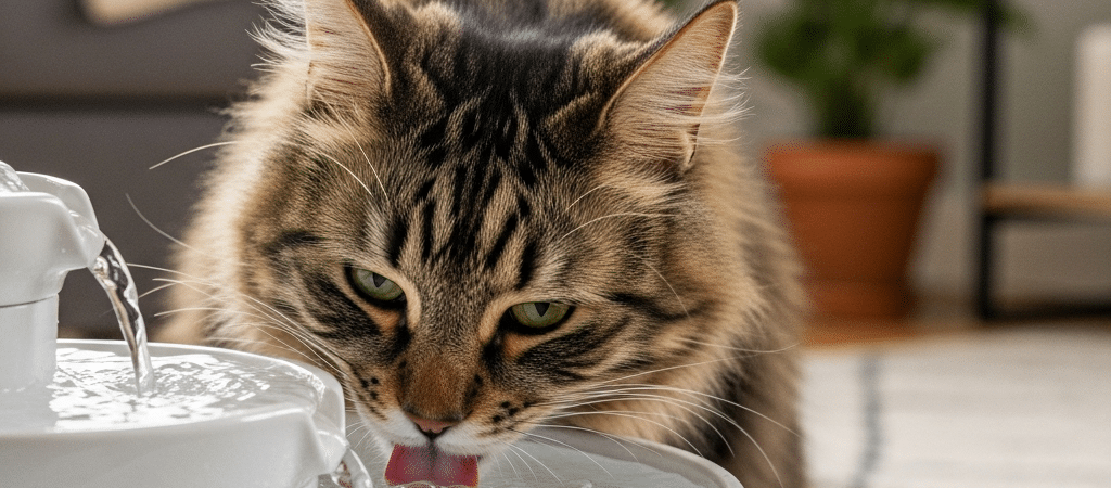 cats prefer flowing water for hydration