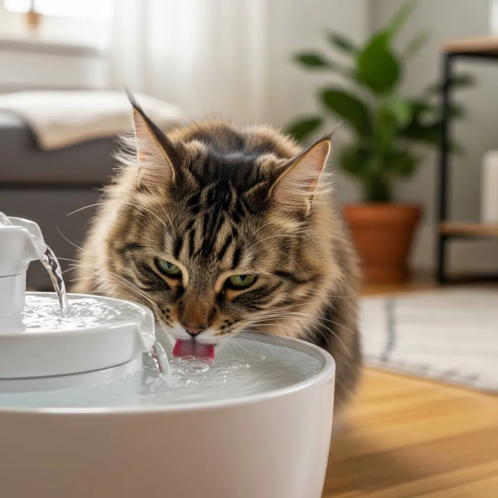 cats prefer flowing water for hydration